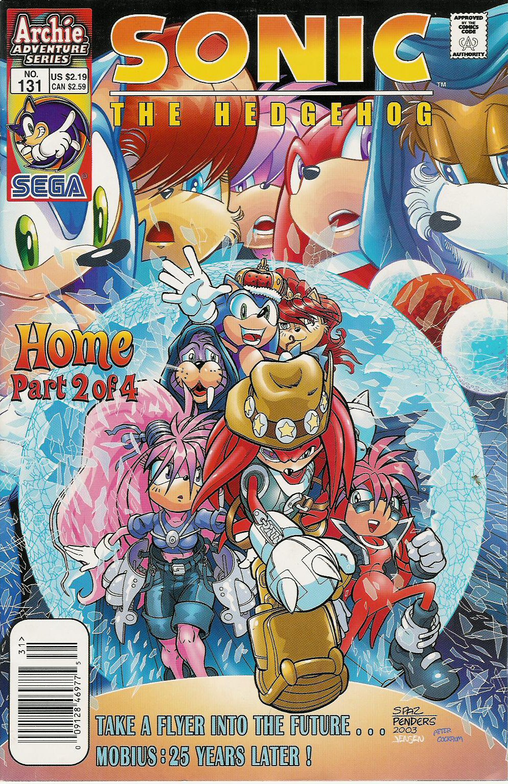Sonic - Archie Adventure Series March 2004 Cover Page